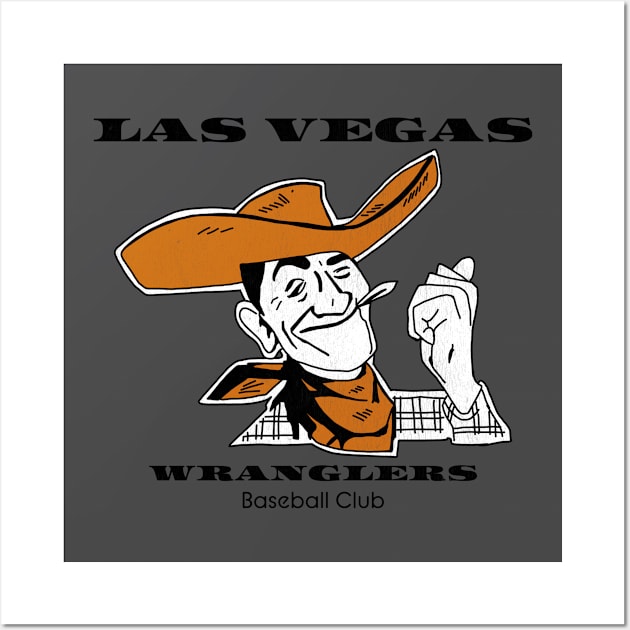 Classic Las Vegas Wranglers Baseball 1947 Wall Art by LocalZonly